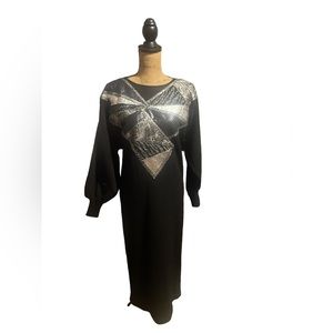 Vintage 80’s Sonia handmade midi sweater dress